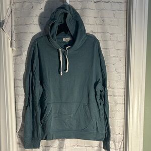 Madewell Men's Blue Hoodie Sweater